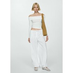 Футболка MANGO, размер L, белый