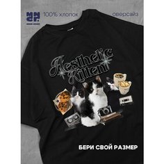 Футболка MAIN CHAR, размер XS, черный
