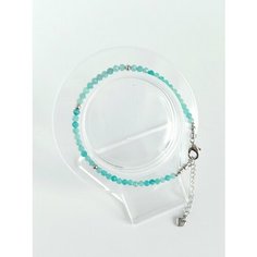 Браслет Gem Garden, амазонит, 1 шт., размер 23 см, размер one size, диаметр 9 см, бирюзовый