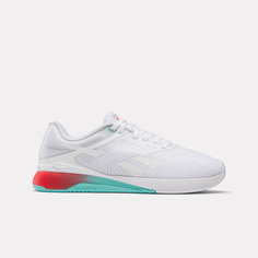 Кроссовки Reebok Nano X5, размер 8 US, белый/голубой/красный