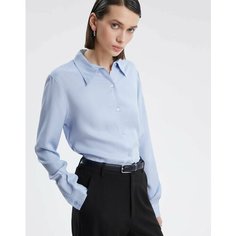 Рубашка Gloria Jeans GJ BLACK, размер XS (38-40), голубой