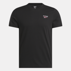 Футболка Reebok, размер XL INT, черный/белый/красный