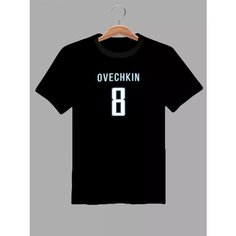 Футболка Ovechkin, размер XXS, черный ZA Print