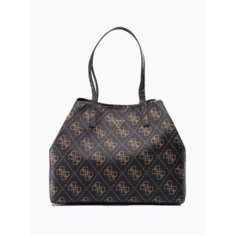 Сумка шоппер GUESS, фактура гладкая, коринчевый