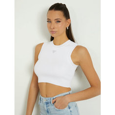 Топ GUESS ALEXIA TANK TOP, размер S, белый