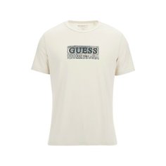 Футболка GUESS SS CN Guess Box Tee, размер L, песочный