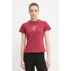 Футболка GUESS Colette SS Tee, размер XL, красный