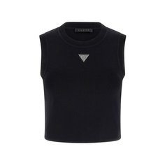 Топ GUESS ALEXIA TANK TOP, размер S, черный