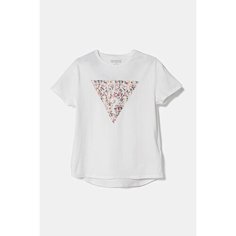 Футболка GUESS, размер 7 лет, белый