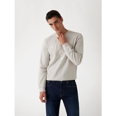 Свитшот GUESS Beau CN Sweatshirt, размер XXL, , серый