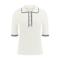 Джемпер GUESS Thalia Polo Neck SS Swtr, , размер M, , кремовый/белый