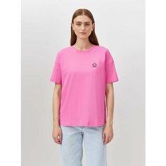 Футболка JUST CLOTHES, размер S, рoзовый
