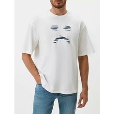 Футболка JUST CLOTHES, размер 56, белый