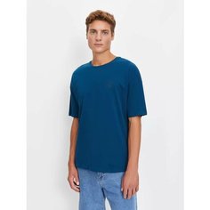 Футболка JUST CLOTHES, размер XL, cиний