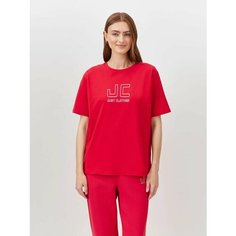 Футболка JUST CLOTHES, размер XS, красный