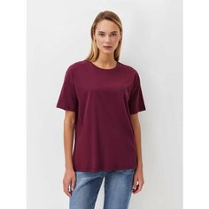 Футболка JUST CLOTHES, размер L, бордовый