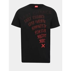 Футболка JUST CLOTHES, размер 52, мультиколор