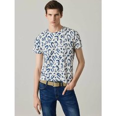 Футболка JUST CLOTHES, размер 48, мультиколор