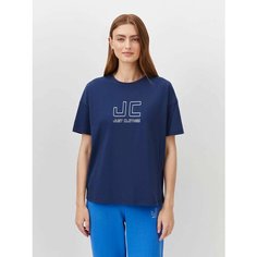 Футболка JUST CLOTHES, размер S, cиний