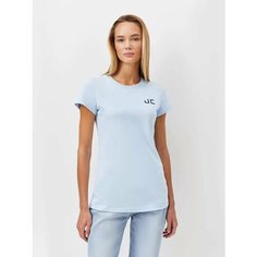 Футболка JUST CLOTHES, размер 46, голубой