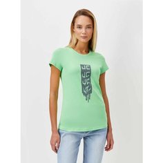 Футболка JUST CLOTHES, размер 38, зелёный