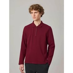 Поло JUST CLOTHES, размер S, бордовый