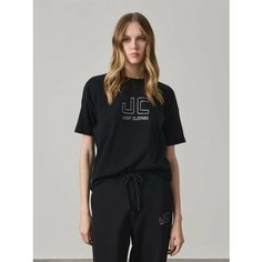 Футболка JUST CLOTHES, размер S, черный