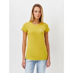 Футболка JUST CLOTHES, размер 38, горчичный