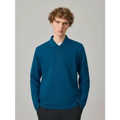 Поло JUST CLOTHES, размер S, cиний