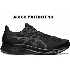 Кроссовки ASICS PATRIOT 13, полнота D, размер US 12.5; EUR 47; UK 11.5; 30 см; RU 45.5, черный