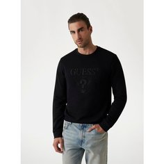 Свитшот GUESS Beau CN Sweatshirt, размер L, , черный