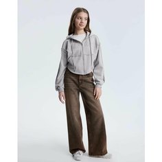 Джинсы Gloria Jeans, размер 13-14л/164 (40), черный/коричневый