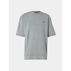 Футболка Han Kjobenhavn Layered Tee, размер XL, стальной серый