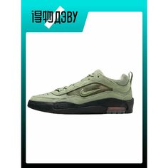 Кроссовки NIKE, размер EU 37.5 стопа (23.5CM), зеленый, горчичный