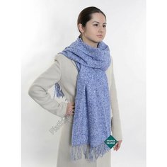Палантин Cashmere для женщин,180х65 см, светло-синий
