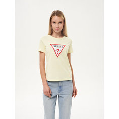 Футболка GUESS SS CN Original Tee, , размер XS, светло-зеленый