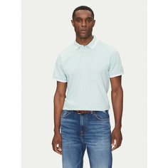 Поло GUESS SS SPORTS PIQUE TRNGL POLO, размер XXL, зеленый