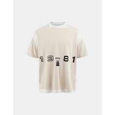 Футболка GUESS KOCHA CN T-SHIRT, размер S, бежевый