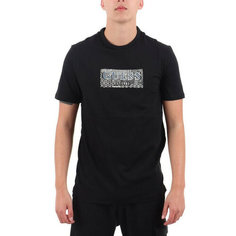 Футболка GUESS SS CN Guess Box Tee, размер M, черный
