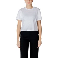 Футболка GUESS PRIMULA RHINESTONES BOXY TEE, размер XL, белый
