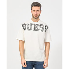 Футболка GUESS BUGLER CN T-SHIRT, размер M, белый