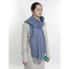 Палантин Cashmere для женщин,180х65 см, синий