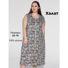 Халат ZOYA, размер 72, оливковый