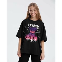 Футболка Gloria Jeans, размер M-L/170, черный