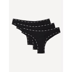 Трусы GUESS, комплект из 3 шт., размер XL, черный