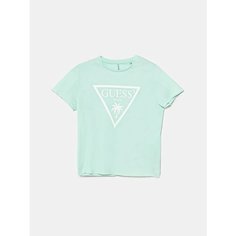 Футболка GUESS Crop SS T-Shirt_Minime, размер 16 лет, мятный