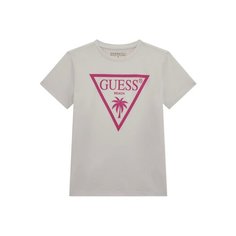 Футболка GUESS SS T-SHirt_Minime, , размер 12 лет, белый