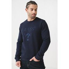 Свитшот GUESS Beau CN Sweatshirt, размер XL, , синий