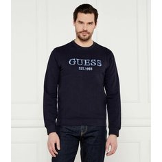 Джемпер GUESS Beau CN Sweatshirt, , , размер S, , синий