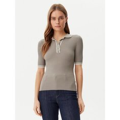 Джемпер GUESS Thalia Polo Neck SS Swtr, , размер M, , зеленый